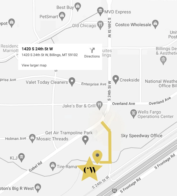 directions to central wellness