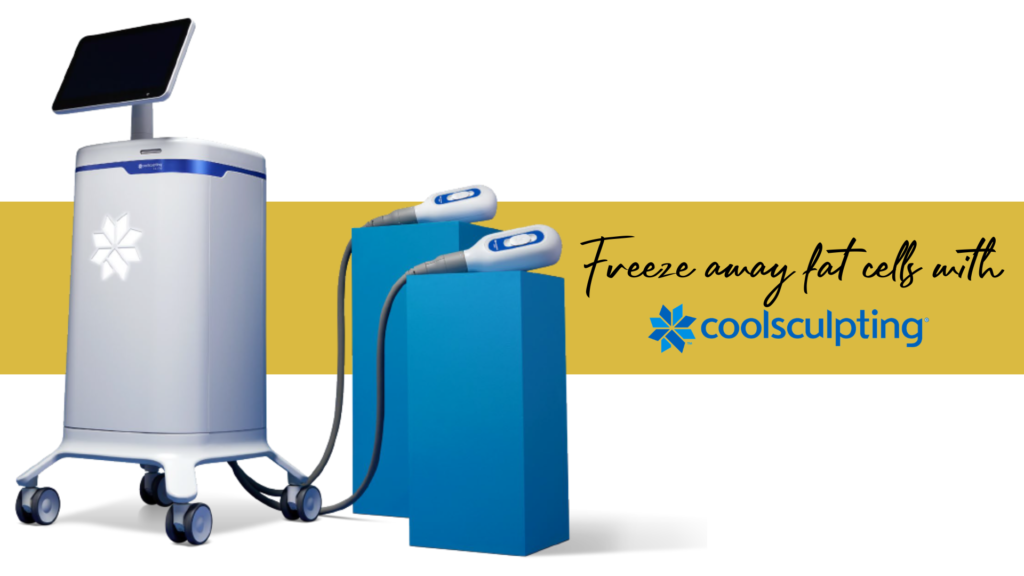 freeze away fat cells with coolsculpting