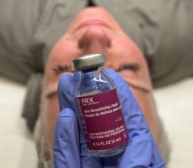 PRX-T33 Bio Revitalization in blue glove